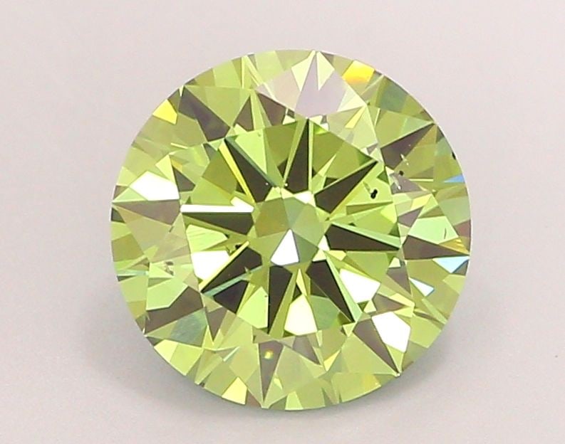 Loose Diamond - ROUND 2.69ct Fancy Vivid Green SI1: Loose Diamond - ROUND 2.69ct Fancy Vivid Green SI1 Source: This is a real non-mined Diamond that has been grown in a lab Shape: ROUND Carats: 2.69 Color: Fancy Vivid Green Certification: IGI Video: