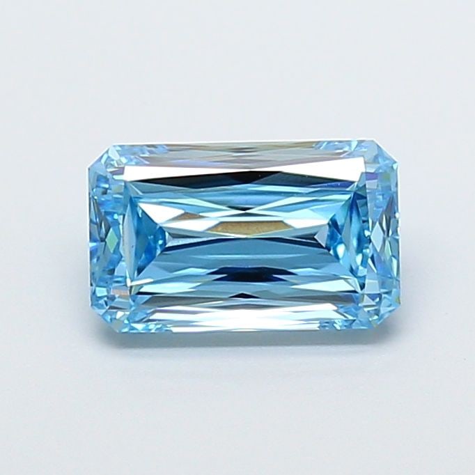Loose Diamond - RADIANT 2.01ct Fancy Vivid Blue VVS2: Loose Diamond - RADIANT 2.01ct Fancy Vivid Blue VVS2 Source: This is a real non-mined Diamond that has been grown in a lab Shape: RADIANT Carats: 2.01 Color: Fancy Vivid Blue Certification: IGI Video: