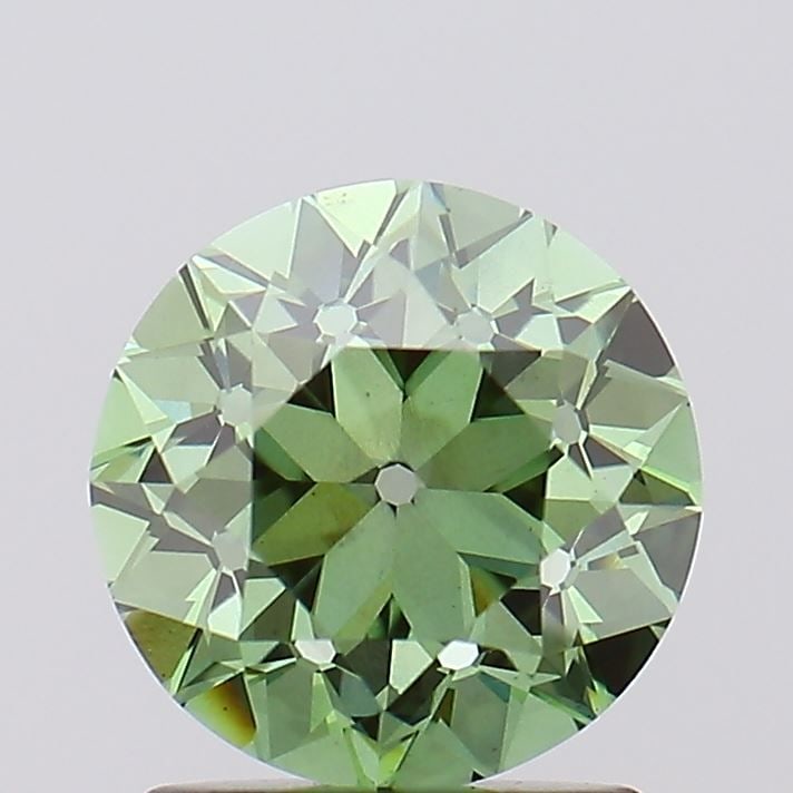 Loose Diamond - EUROPEAN CUT 1.63ct Fancy Vivid Green VS2: Loose Diamond - EUROPEAN CUT 1.63ct Fancy Vivid Green VS2 Source: This is a real non-mined Diamond that has been grown in a lab Shape: EUROPEAN CUT Carats: 1.63 Color: Fancy Vivid Green Certification: