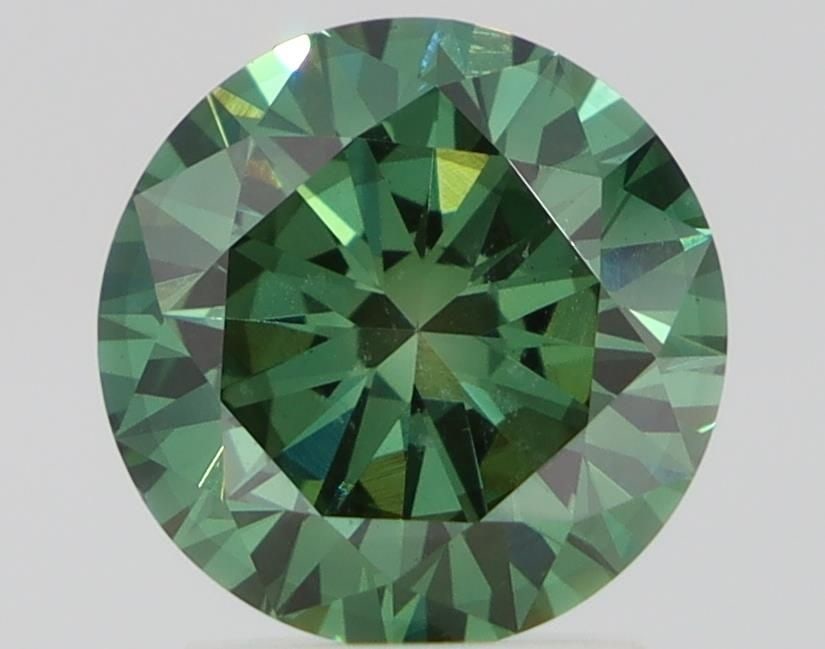 Loose Diamond - ROUND 2.02ct Fancy Green VS2: Loose Diamond - ROUND 2.02ct Fancy Green VS2 Source: This is a real non-mined Diamond that has been grown in a lab Shape: ROUND Carats: 2.02 Color: Fancy Green Certification: NONE Video: