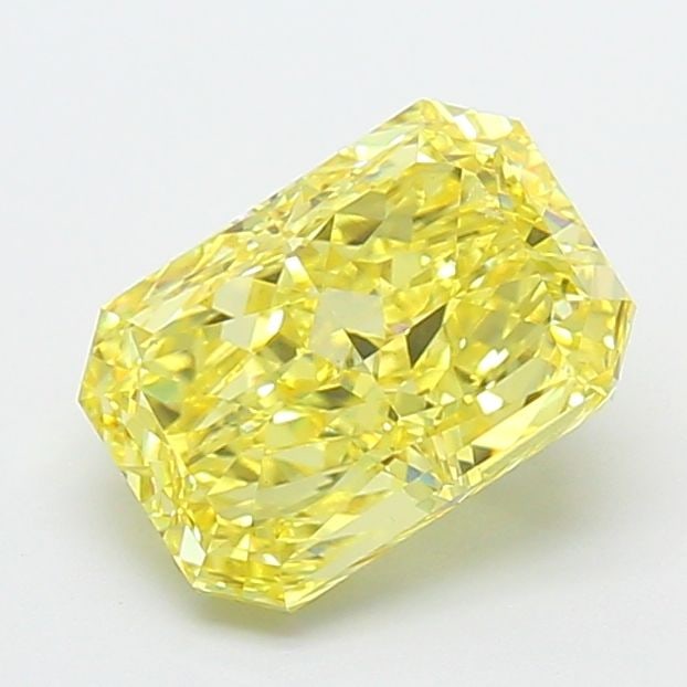 Loose Diamond - RADIANT 2.82ct Fancy Vivid Yellow VVS2: Loose Diamond - RADIANT 2.82ct Fancy Vivid Yellow VVS2 Source: This is a real non-mined Diamond that has been grown in a lab Shape: RADIANT Carats: 2.82 Color: Fancy Vivid Yellow Certification: IGI Vi