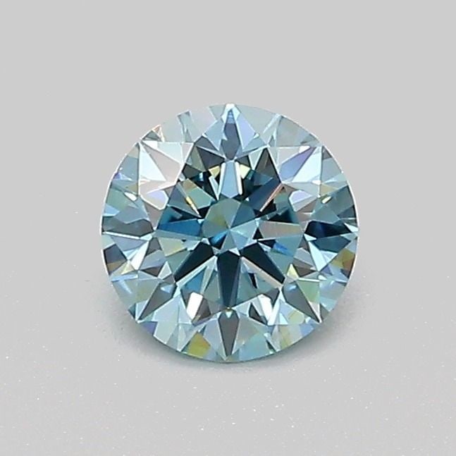 Ideal Loose Diamond - ROUND 0.53ct Fancy Vivid Blue VVS1: Ideal Loose Diamond - ROUND 0.53ct Fancy Vivid Blue VVS1 Source: This is a real non-mined Diamond that has been grown in a lab Shape: ROUND Carats: 0.53 Color: Fancy Vivid Blue Certification: IGI Vide