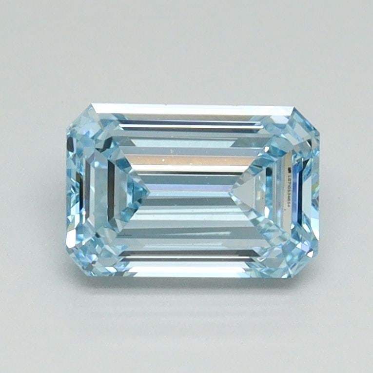 Loose Diamond - EMERALD 1.03ct Fancy Intense Blue VS1: Loose Diamond - EMERALD 1.03ct Fancy Intense Blue VS1 Source: This is a real non-mined Diamond that has been grown in a lab Shape: EMERALD Carats: 1.03 Color: Fancy Intense Blue Certification: IGI Vid