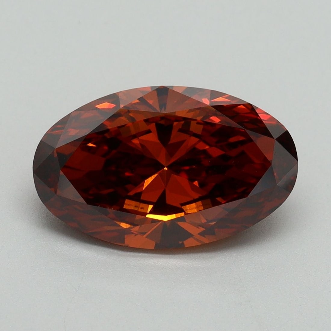 Loose Diamond - OVAL 3.02ct Fancy Deep Orange VS1: Loose Diamond - OVAL 3.02ct Fancy Deep Orange VS1 Source: This is a real non-mined Diamond that has been grown in a lab Shape: OVAL Carats: 3.02 Color: Fancy Deep Orange Certification: IGI Video: