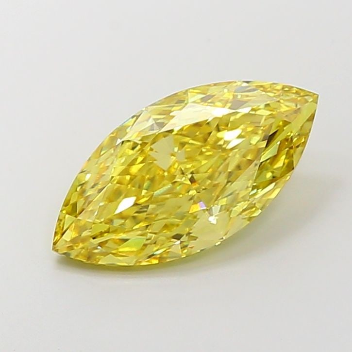 Loose Diamond - MARQUISE 5.03ct Fancy Vivid Yellow VVS2: Loose Diamond - MARQUISE 5.03ct Fancy Vivid Yellow VVS2 Source: This is a real non-mined Diamond that has been grown in a lab Shape: MARQUISE Carats: 5.03 Color: Fancy Vivid Yellow Certification: NONE