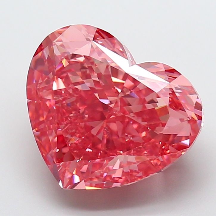 Loose Diamond - HEART 10.04ct Fancy Vivid Pink VS1: Loose Diamond - HEART 10.04ct Fancy Vivid Pink VS1 Source: This is a real non-mined Diamond that has been grown in a lab Shape: HEART Carats: 10.04 Color: Fancy Vivid Pink Certification: IGI Video: