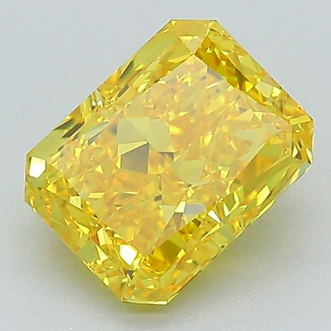 Loose Diamond - RADIANT 1.79ct Fancy Vivid Yellow IF: Loose Diamond - RADIANT 1.79ct Fancy Vivid Yellow IF Source: This is a real non-mined Diamond that has been grown in a lab Shape: RADIANT Carats: 1.79 Color: Fancy Vivid Yellow Certification: IGI Vide