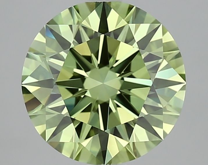 Ideal Loose Diamond - ROUND 3.01ct Fancy Vivid Green IF: Ideal Loose Diamond - ROUND 3.01ct Fancy Vivid Green IF Source: This is a real non-mined Diamond that has been grown in a lab Shape: ROUND Carats: 3.01 Color: Fancy Vivid Green Certification: IGI Vide