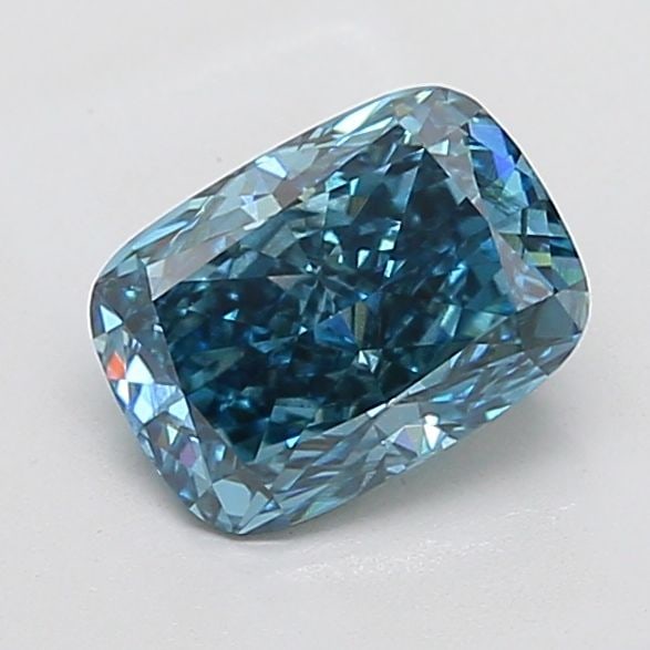 Loose Diamond - CUSHION MODIFIED 2.02ct Fancy Vivid Greenish Blue SI1: Loose Diamond - CUSHION MODIFIED 2.02ct Fancy Vivid Greenish Blue SI1 Source: This is a real non-mined Diamond that has been grown in a lab Shape: CUSHION MODIFIED Carats: 2.02 Color: Fancy Vivid