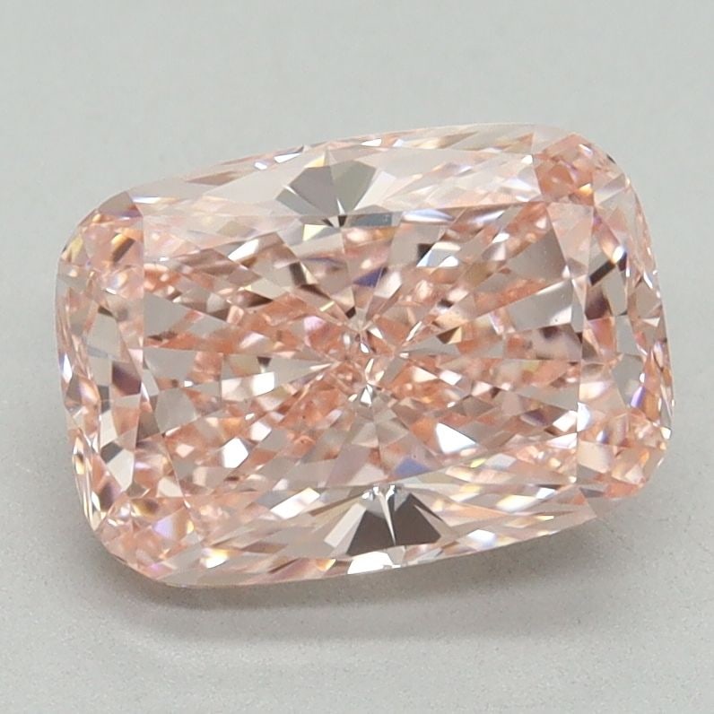 Loose Diamond - CUSHION BRILLIANT 2.2ct Fancy Intense Pink VS1: Loose Diamond - CUSHION BRILLIANT 2.2ct Fancy Intense Pink VS1 Source: This is a real non-mined Diamond that has been grown in a lab Shape: CUSHION BRILLIANT Carats: 2.2 Color: Fancy Intense Pink Cert