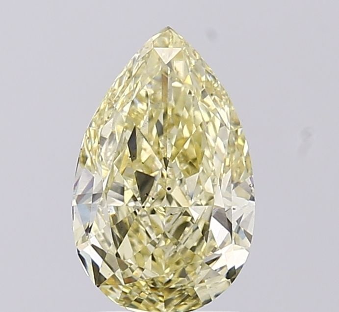 Loose Diamond - PEAR 1.62ct Fancy Yellow VS2: Loose Diamond - PEAR 1.62ct Fancy Yellow VS2 Source: This is a real non-mined Diamond that has been grown in a lab Shape: PEAR Carats: 1.62 Color: Fancy Yellow Certification: IGI Video: