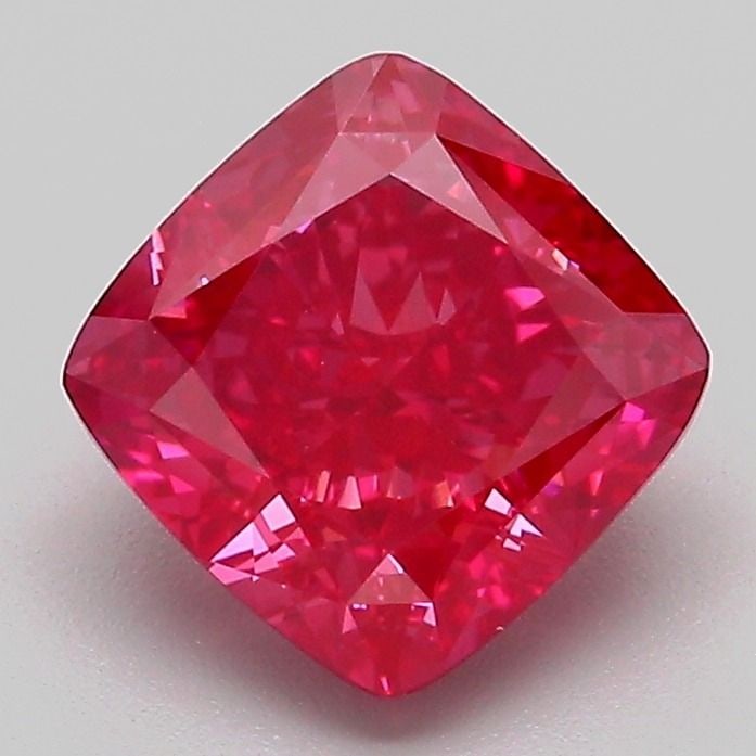 Loose Diamond - CUSHION MODIFIED 2.04ct Fancy Vivid Pink VVS2: Loose Diamond - CUSHION MODIFIED 2.04ct Fancy Vivid Pink VVS2 Source: This is a real non-mined Diamond that has been grown in a lab Shape: CUSHION MODIFIED Carats: 2.04 Color: Fancy Vivid Pink Certifi