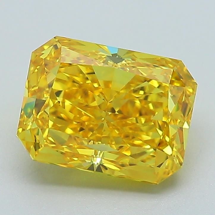 Loose Diamond - RADIANT 2.09ct Fancy Vivid Yellow VVS2: Loose Diamond - RADIANT 2.09ct Fancy Vivid Yellow VVS2 Source: This is a real non-mined Diamond that has been grown in a lab Shape: RADIANT Carats: 2.09 Color: Fancy Vivid Yellow Certification: IGI Vi