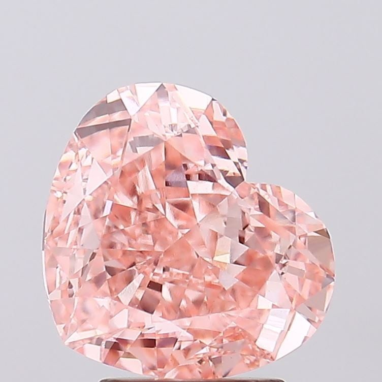 Loose Diamond - HEART 3.64ct Fancy Vivid Pink VVS2: Loose Diamond - HEART 3.64ct Fancy Vivid Pink VVS2 Source: This is a real non-mined Diamond that has been grown in a lab Shape: HEART Carats: 3.64 Color: Fancy Vivid Pink Certification: IGI Video: