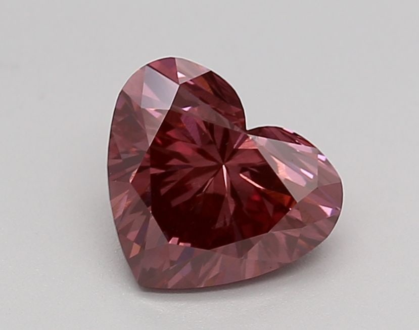 Loose Diamond - HEART 1.26ct Fancy Pink SI1: Loose Diamond - HEART 1.26ct Fancy Pink SI1 Source: This is a real non-mined Diamond that has been grown in a lab Shape: HEART Carats: 1.26 Color: Fancy Pink Certification: NONE Video: