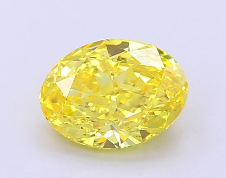 Loose Diamond - OVAL 1.52ct Fancy Vivid Yellow VS1: Loose Diamond - OVAL 1.52ct Fancy Vivid Yellow VS1 Source: This is a real non-mined Diamond that has been grown in a lab Shape: OVAL Carats: 1.52 Color: Fancy Vivid Yellow Certification: IGI The Diamo