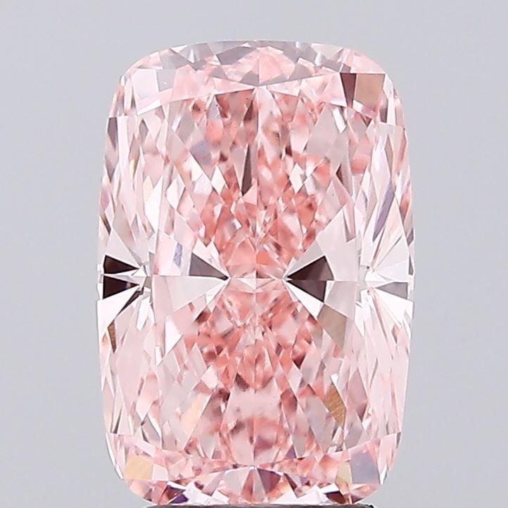 Loose Diamond - CUSHION MODIFIED 3.01ct Fancy Vivid Pink VVS2: Loose Diamond - CUSHION MODIFIED 3.01ct Fancy Vivid Pink VVS2 Source: This is a real non-mined Diamond that has been grown in a lab Shape: CUSHION MODIFIED Carats: 3.01 Color: Fancy Vivid Pink Certifi