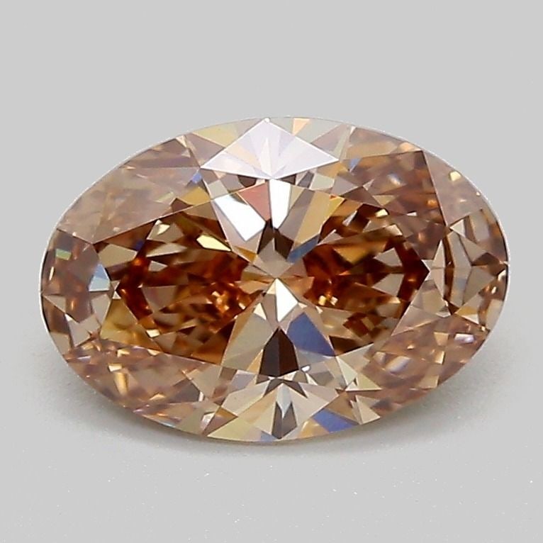 Loose Diamond - OVAL 1.5ct Fancy Brown VVS2: Loose Diamond - OVAL 1.5ct Fancy Brown VVS2 Source: This is a real non-mined Diamond that has been grown in a lab Shape: OVAL Carats: 1.5 Color: Fancy Brown Certification: IGI Video: