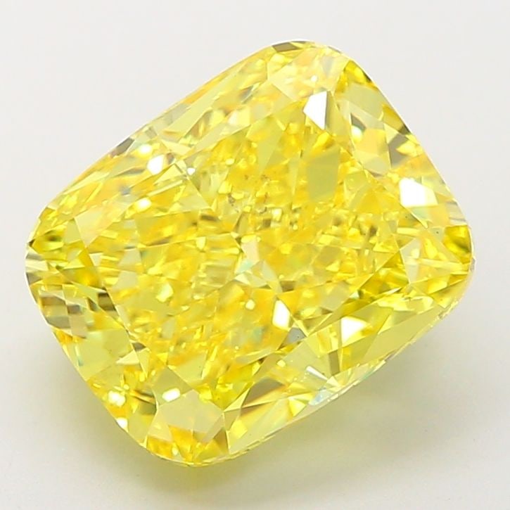 Loose Diamond - CUSHION MODIFIED 7.02ct Fancy Vivid Yellow VS1: Loose Diamond - CUSHION MODIFIED 7.02ct Fancy Vivid Yellow VS1 Source: This is a real non-mined Diamond that has been grown in a lab Shape: CUSHION MODIFIED Carats: 7.02 Color: Fancy Vivid Yellow