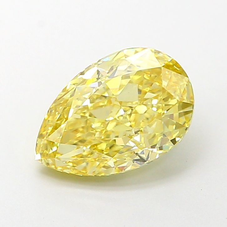 Loose Diamond - PEAR 2.09ct Fancy Intense Yellow VS1: Loose Diamond - PEAR 2.09ct Fancy Intense Yellow VS1 Source: This is a real non-mined Diamond that has been grown in a lab Shape: PEAR Carats: 2.09 Color: Fancy Intense Yellow Certification: IGI