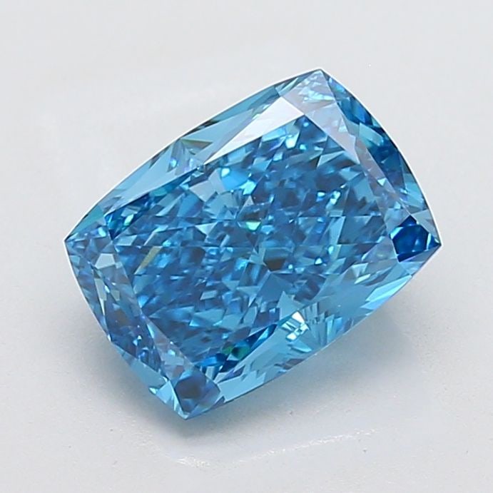 Loose Diamond - CUSHION MODIFIED 4.05ct Fancy Vivid Blue VS1: Loose Diamond - CUSHION MODIFIED 4.05ct Fancy Vivid Blue VS1 Source: This is a real non-mined Diamond that has been grown in a lab Shape: CUSHION MODIFIED Carats: 4.05 Color: Fancy Vivid Blue Certific