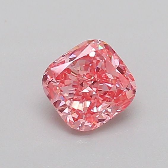 Loose Diamond - CUSHION MODIFIED 0.46ct Fancy Vivid Pink VS1: Loose Diamond - CUSHION MODIFIED 0.46ct Fancy Vivid Pink VS1 Source: This is a real non-mined Diamond that has been grown in a lab Shape: CUSHION MODIFIED Carats: 0.46 Color: Fancy Vivid Pink Certific
