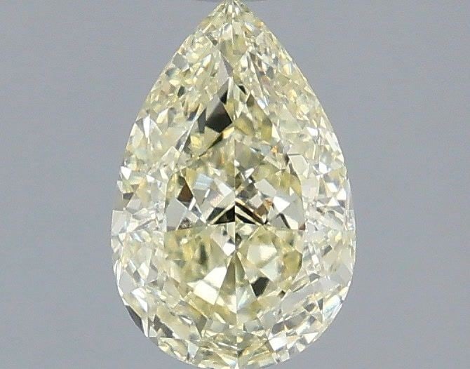 Loose Diamond - PEAR 1.11ct Fancy Light Yellow VS1: Loose Diamond - PEAR 1.11ct Fancy Light Yellow VS1 Source: This is a real non-mined Diamond that has been grown in a lab Shape: PEAR Carats: 1.11 Color: Fancy Light Yellow Certification: IGI Video: