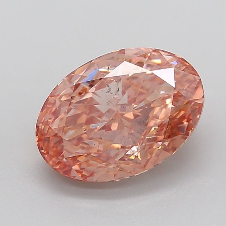 Loose Diamond - OVAL 5.55ct Fancy Pinkish Brown SI1: Loose Diamond - OVAL 5.55ct Fancy Pinkish Brown SI1 Source: This is a real non-mined Diamond that has been grown in a lab Shape: OVAL Carats: 5.55 Color: Fancy Pinkish Brown Certification: IGI Video: