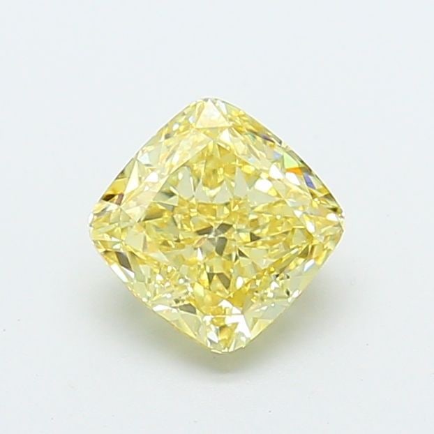 Loose Diamond - CUSHION MODIFIED 1.1ct Fancy Yellow VVS2: Loose Diamond - CUSHION MODIFIED 1.1ct Fancy Yellow VVS2 Source: This is a real non-mined Diamond that has been grown in a lab Shape: CUSHION MODIFIED Carats: 1.1 Color: Fancy Yellow Certification: IG