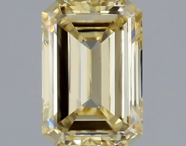 Loose Diamond - EMERALD 1.4ct Fancy Yellow VS1: Loose Diamond - EMERALD 1.4ct Fancy Yellow VS1 Source: This is a real non-mined Diamond that has been grown in a lab Shape: EMERALD Carats: 1.4 Color: Fancy Yellow Certification: IGI Video: