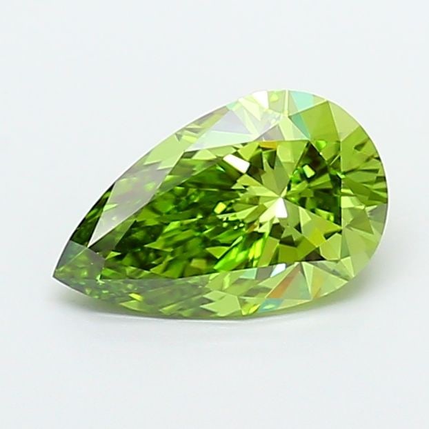 Loose Diamond - PEAR 2.02ct Fancy Vivid Green VS1: Loose Diamond - PEAR 2.02ct Fancy Vivid Green VS1 Source: This is a real non-mined Diamond that has been grown in a lab Shape: PEAR Carats: 2.02 Color: Fancy Vivid Green Certification: IGI Video: