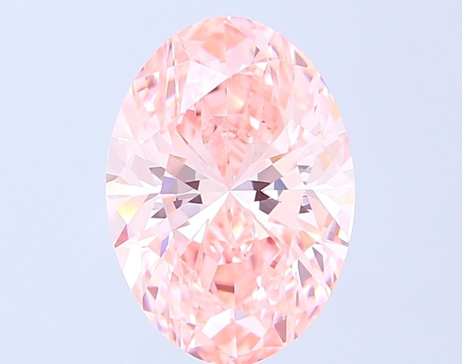 Loose Diamond - OVAL 4.03ct Fancy Vivid Pink VS1: Loose Diamond - OVAL 4.03ct Fancy Vivid Pink VS1 Source: This is a real non-mined Diamond that has been grown in a lab Shape: OVAL Carats: 4.03 Color: Fancy Vivid Pink Certification: IGI Video: