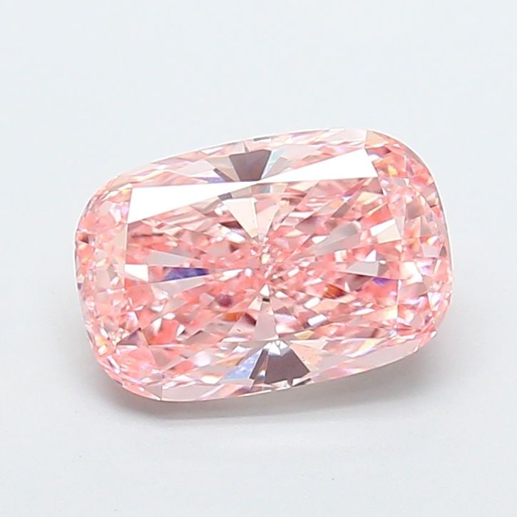 Loose Diamond - CUSHION MODIFIED 2.53ct Fancy Vivid Pink VS2: Loose Diamond - CUSHION MODIFIED 2.53ct Fancy Vivid Pink VS2 Source: This is a real non-mined Diamond that has been grown in a lab Shape: CUSHION MODIFIED Carats: 2.53 Color: Fancy Vivid Pink Certific