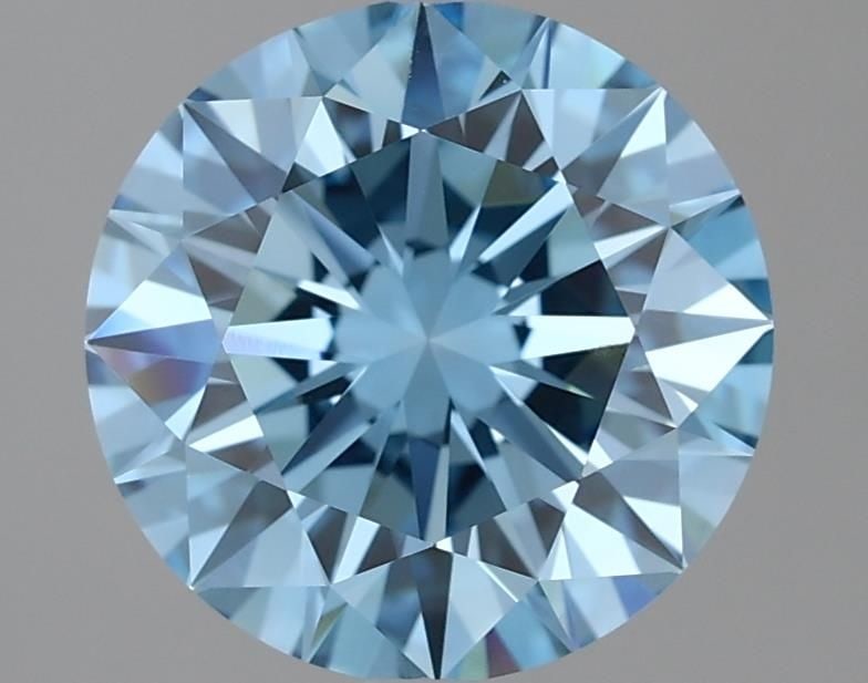 Ideal Loose Diamond - ROUND 2.22ct Fancy Vivid Blue VVS1: Ideal Loose Diamond - ROUND 2.22ct Fancy Vivid Blue VVS1 Source: This is a real non-mined Diamond that has been grown in a lab Shape: ROUND Carats: 2.22 Color: Fancy Vivid Blue Certification: IGI Vide