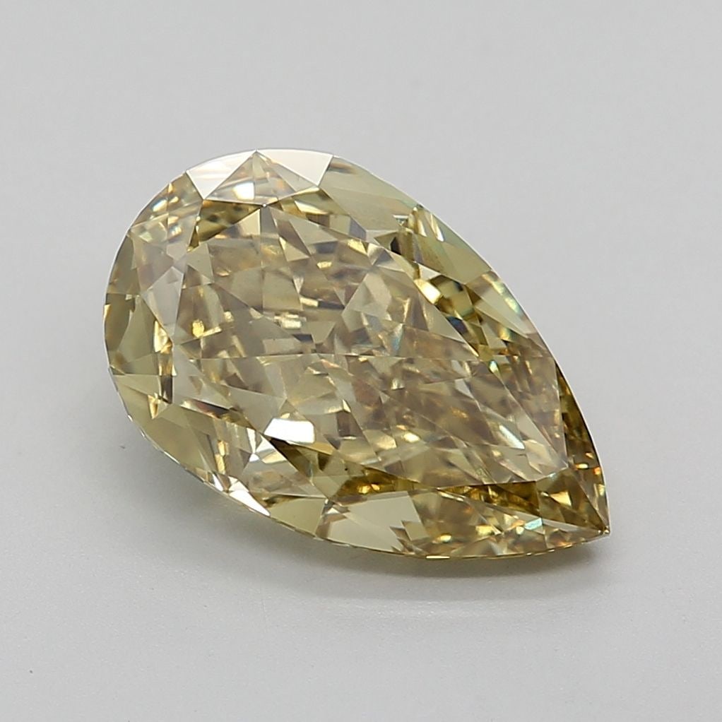 Loose Diamond - PEAR 6.1ct Fancy Intense Yellow VS1: Loose Diamond - PEAR 6.1ct Fancy Intense Yellow VS1 Source: This is a real non-mined Diamond that has been grown in a lab Shape: PEAR Carats: 6.1 Color: Fancy Intense Yellow Certification: IGI Video: