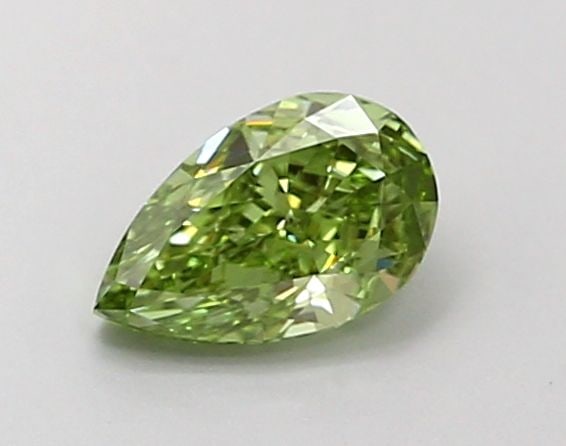 Loose Diamond - PEAR 0.52ct Fancy Vivid Green VS1: Loose Diamond - PEAR 0.52ct Fancy Vivid Green VS1 Source: This is a real non-mined Diamond that has been grown in a lab Shape: PEAR Carats: 0.52 Color: Fancy Vivid Green Certification: NONE Video:
