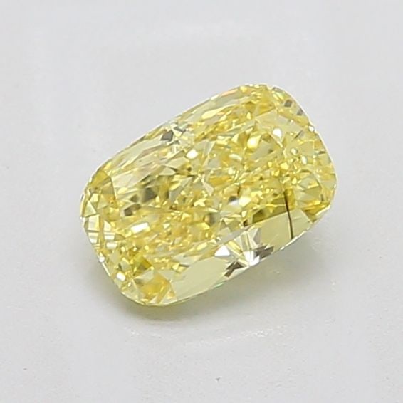 Loose Diamond - CUSHION MODIFIED 1.07ct Fancy Vivid Yellow VS2: Loose Diamond - CUSHION MODIFIED 1.07ct Fancy Vivid Yellow VS2 Source: This is a real non-mined Diamond that has been grown in a lab Shape: CUSHION MODIFIED Carats: 1.07 Color: Fancy Vivid Yellow Cert