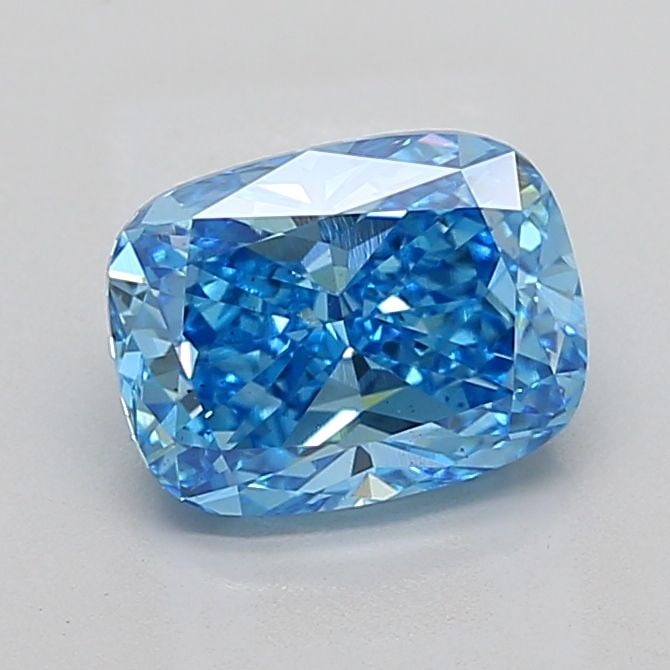 Loose Diamond - CUSHION MODIFIED 3.02ct Fancy Vivid Blue VS2: Loose Diamond - CUSHION MODIFIED 3.02ct Fancy Vivid Blue VS2 Source: This is a real non-mined Diamond that has been grown in a lab Shape: CUSHION MODIFIED Carats: 3.02 Color: Fancy Vivid Blue Certific