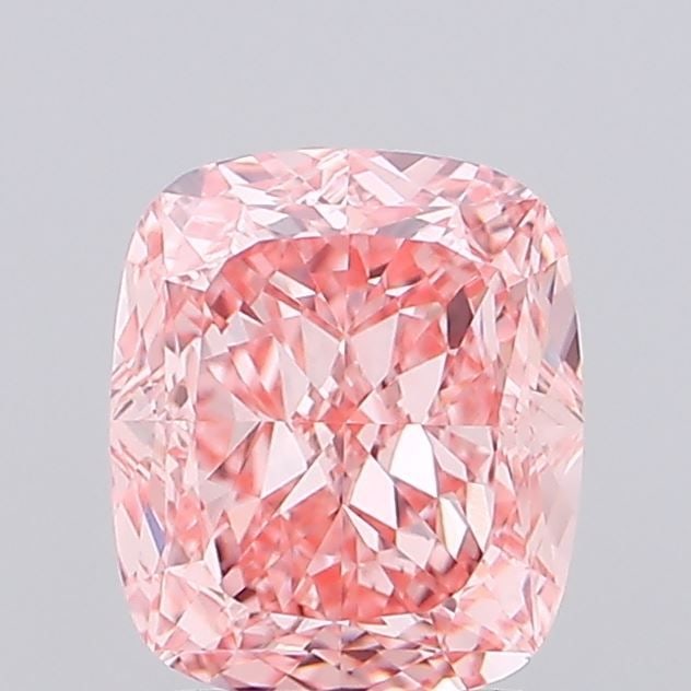Loose Diamond - CUSHION MODIFIED 1.55ct Fancy Vivid Pink VVS1: Loose Diamond - CUSHION MODIFIED 1.55ct Fancy Vivid Pink VVS1 Source: This is a real non-mined Diamond that has been grown in a lab Shape: CUSHION MODIFIED Carats: 1.55 Color: Fancy Vivid Pink Certifi