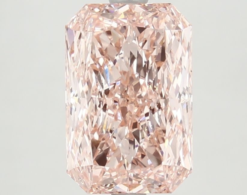 Loose Diamond - RADIANT 2.53ct Fancy Vivid Pink VS1: Loose Diamond - RADIANT 2.53ct Fancy Vivid Pink VS1 Source: This is a real non-mined Diamond that has been grown in a lab Shape: RADIANT Carats: 2.53 Color: Fancy Vivid Pink Certification: IGI Video: