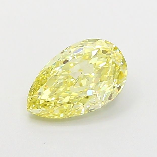 Loose Diamond - PEAR 1.15ct Fancy Yellow VS1: Loose Diamond - PEAR 1.15ct Fancy Yellow VS1 Source: This is a real non-mined Diamond that has been grown in a lab Shape: PEAR Carats: 1.15 Color: Fancy Yellow Certification: IGI Video: