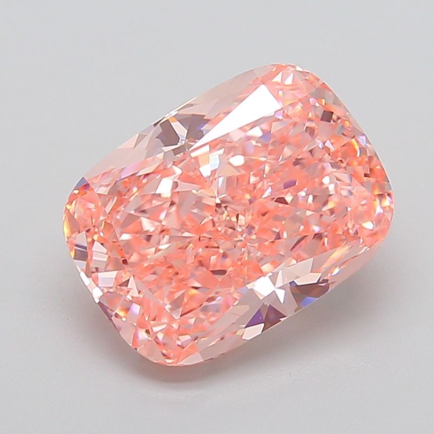 Loose Diamond - CUSHION MODIFIED 8.36ct Fancy Vivid Pink VVS2: Loose Diamond - CUSHION MODIFIED 8.36ct Fancy Vivid Pink VVS2 Source: This is a real non-mined Diamond that has been grown in a lab Shape: CUSHION MODIFIED Carats: 8.36 Color: Fancy Vivid Pink Certifi