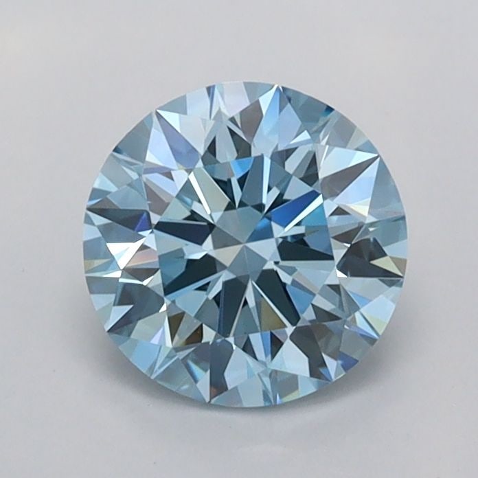 Ideal Loose Diamond - ROUND 0.98ct Fancy Vivid Blue VVS2: Ideal Loose Diamond - ROUND 0.98ct Fancy Vivid Blue VVS2 Source: This is a real non-mined Diamond that has been grown in a lab Shape: ROUND Carats: 0.98 Color: Fancy Vivid Blue Certification: IGI