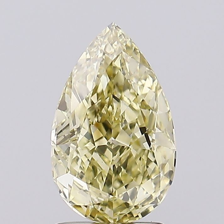 Loose Diamond - PEAR 2.08ct Fancy Yellow VVS2: Loose Diamond - PEAR 2.08ct Fancy Yellow VVS2 Source: This is a real non-mined Diamond that has been grown in a lab Shape: PEAR Carats: 2.08 Color: Fancy Yellow Certification: IGI Video: