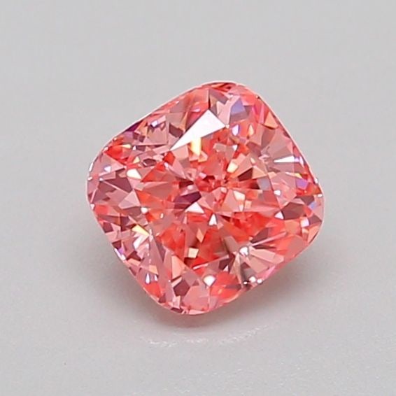Loose Diamond - CUSHION MODIFIED 0.62ct Fancy Vivid Pink VS1: Loose Diamond - CUSHION MODIFIED 0.62ct Fancy Vivid Pink VS1 Source: This is a real non-mined Diamond that has been grown in a lab Shape: CUSHION MODIFIED Carats: 0.62 Color: Fancy Vivid Pink Certific