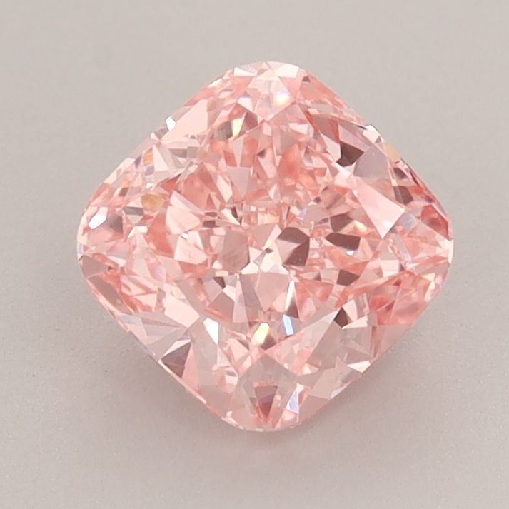 Loose Diamond - CUSHION BRILLIANT 1.36ct Fancy Vivid Pink VS1: Loose Diamond - CUSHION BRILLIANT 1.36ct Fancy Vivid Pink VS1 Source: This is a real non-mined Diamond that has been grown in a lab Shape: CUSHION BRILLIANT Carats: 1.36 Color: Fancy Vivid Pink Certif