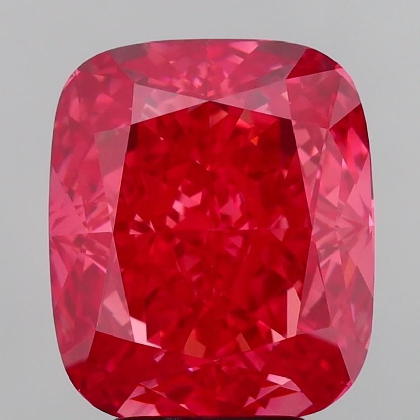 Loose Diamond - CUSHION MODIFIED 5.14ct Fancy Vivid Pink VVS2: Loose Diamond - CUSHION MODIFIED 5.14ct Fancy Vivid Pink VVS2 Source: This is a real non-mined Diamond that has been grown in a lab Shape: CUSHION MODIFIED Carats: 5.14 Color: Fancy Vivid Pink Certifi