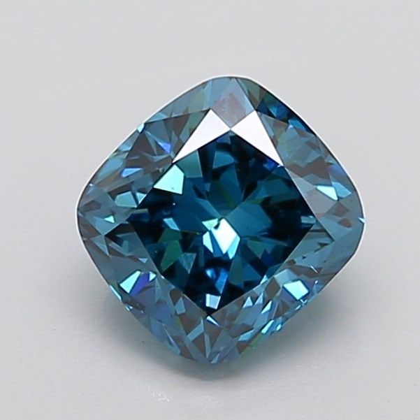 Loose Diamond - CUSHION MODIFIED 2.53ct Fancy Vivid Blue VS2: Loose Diamond - CUSHION MODIFIED 2.53ct Fancy Vivid Blue VS2 Source: This is a real non-mined Diamond that has been grown in a lab Shape: CUSHION MODIFIED Carats: 2.53 Color: Fancy Vivid Blue Certific