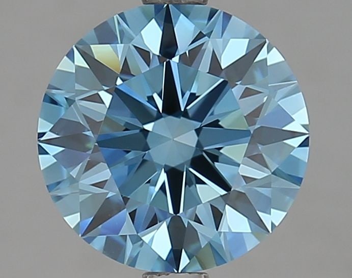 Ideal Loose Diamond - ROUND 2.5ct Fancy Vivid Blue VVS1: Ideal Loose Diamond - ROUND 2.5ct Fancy Vivid Blue VVS1 Source: This is a real non-mined Diamond that has been grown in a lab Shape: ROUND Carats: 2.5 Color: Fancy Vivid Blue Certification: IGI Video:
