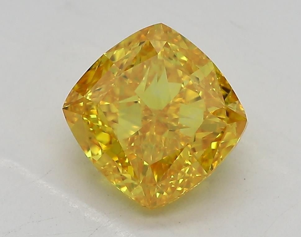 Loose Diamond - CUSHION MODIFIED 1.91ct Fancy Vivid Yellow VVS2: Loose Diamond - CUSHION MODIFIED 1.91ct Fancy Vivid Yellow VVS2 Source: This is a real non-mined Diamond that has been grown in a lab Shape: CUSHION MODIFIED Carats: 1.91 Color: Fancy Vivid Yellow Cer